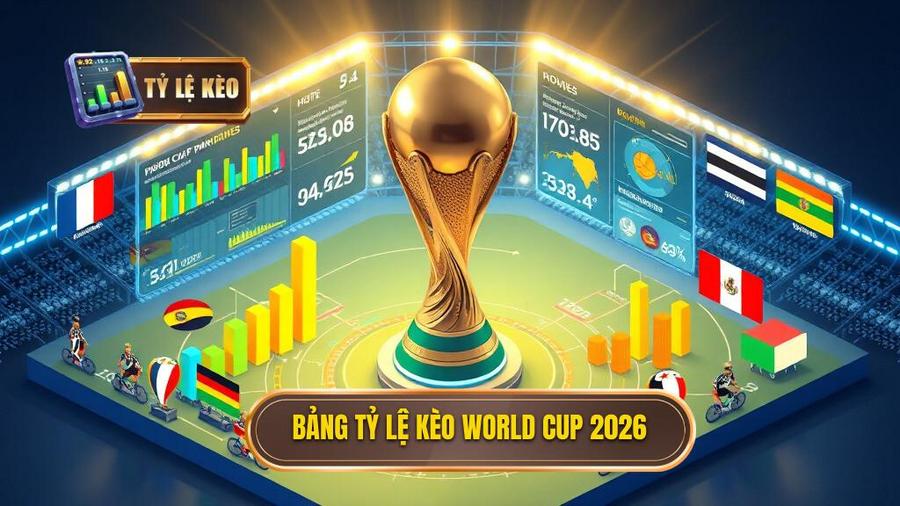 Bảng tỷ lệ kèo World Cup 2026