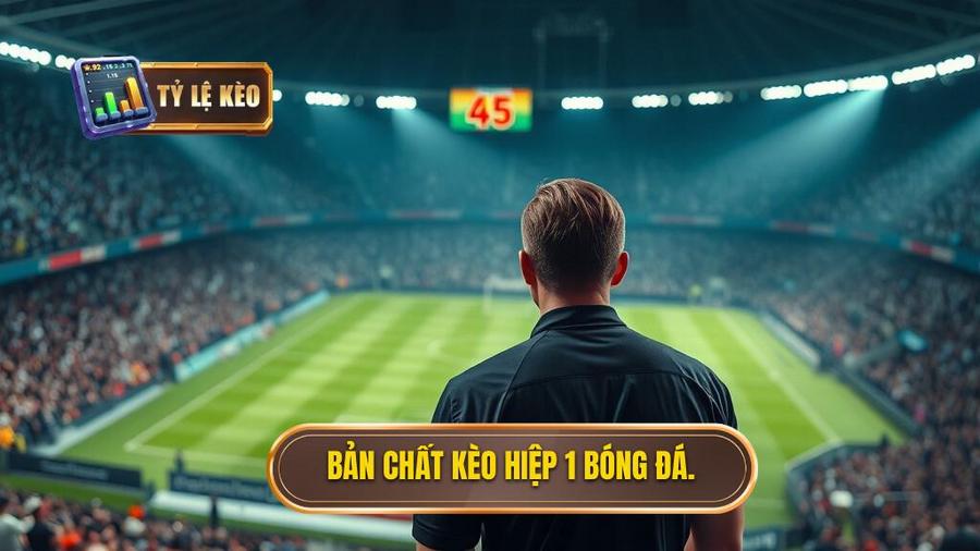 1. Bản chất kèo hiệp 1 bóng đá.